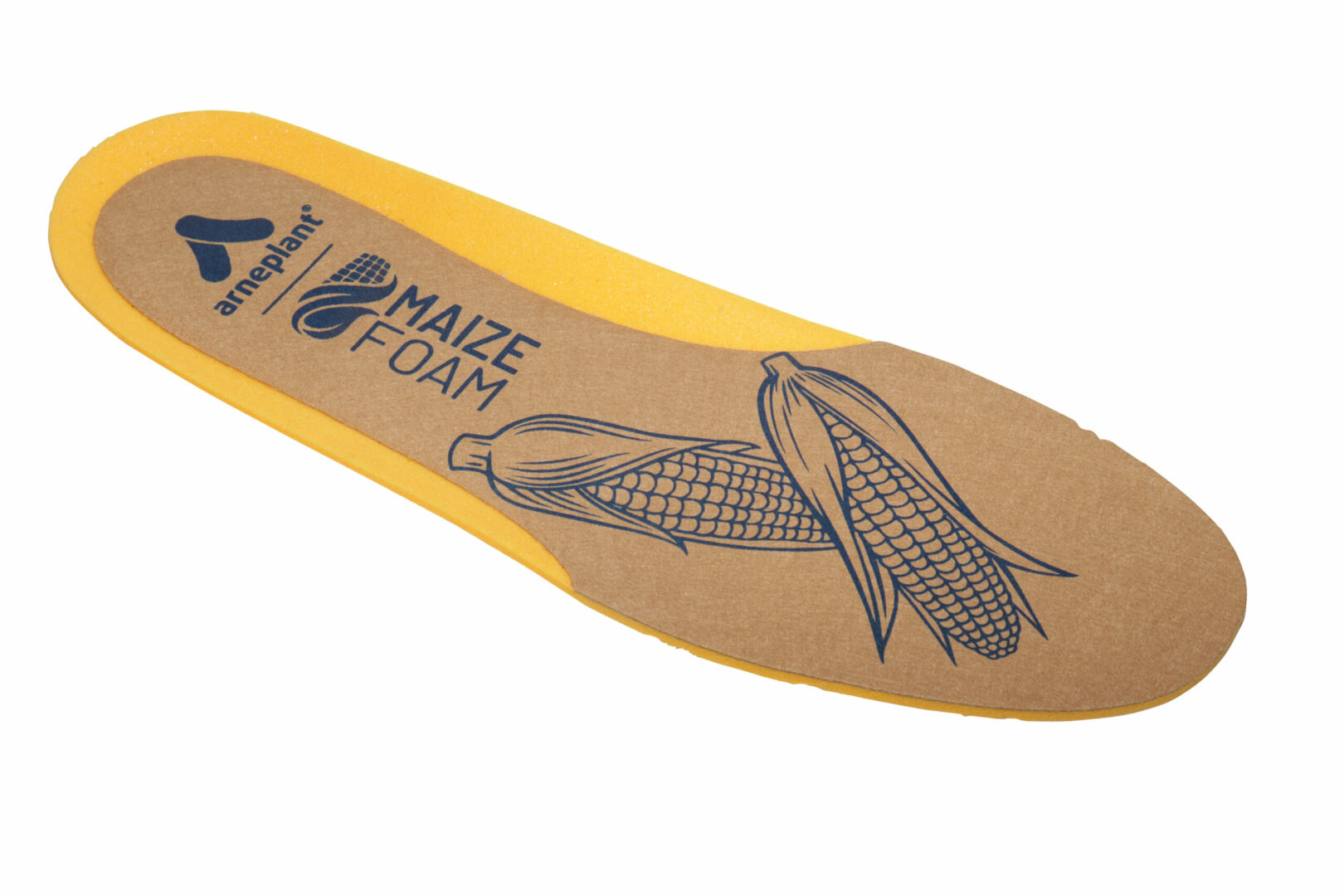 ARNEPLANT's "MAIZE Arneflex" insole made from corn foam.