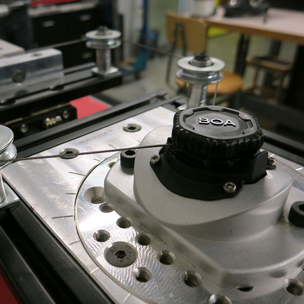 The revolution of BOA Fit System, from a specific demand to a versatile solution BOA Fit System production