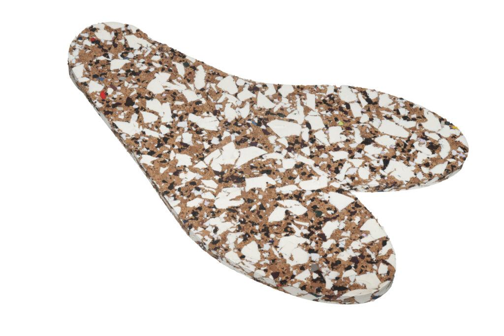 Some of the cork soles made by 3D CORK | shoestechnologies 