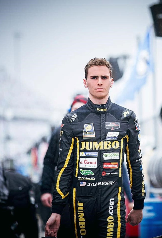 Dylan Murry during a race.