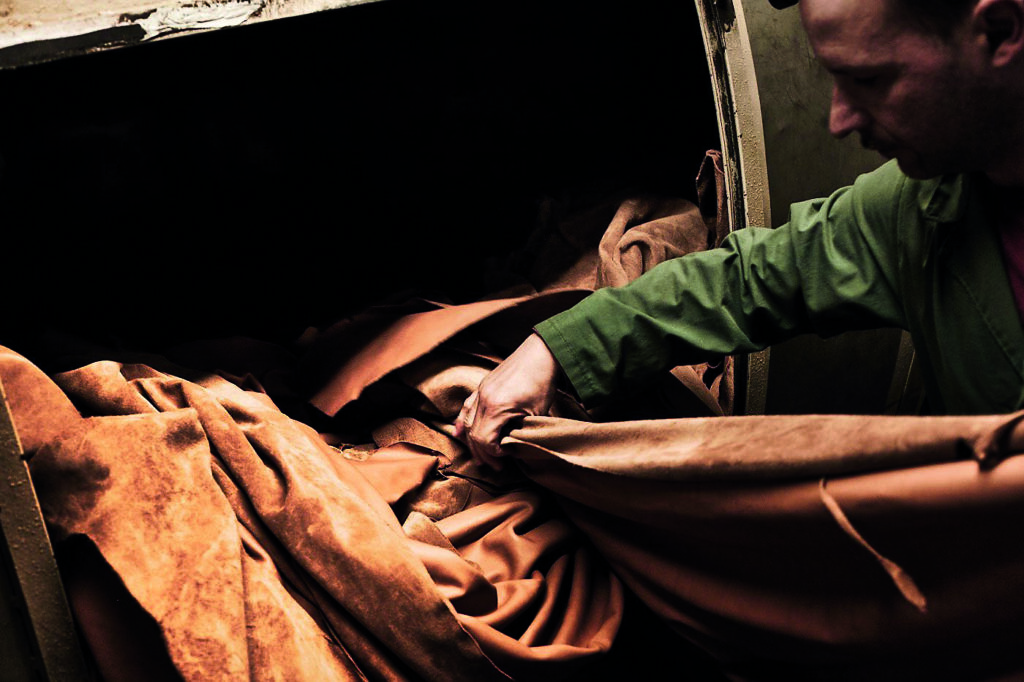 The cask-fattening phase of the leather 