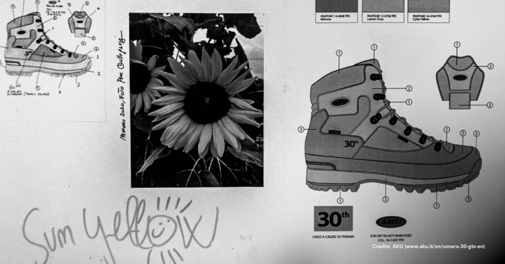 A sketch of the Conero 30 GTX by AKU. Credits: AKU 