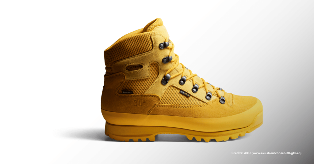 AKU's Conero 30 GTX in "full yellow" color. Credits: AKU 